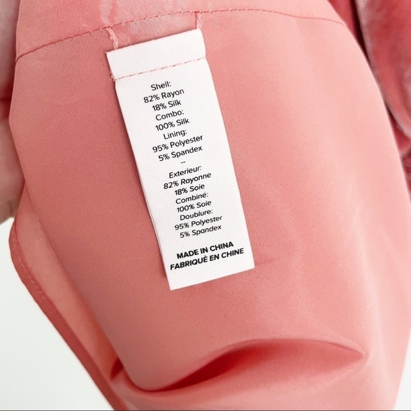 Cinq a Sept Kiki Velvet Knot Square Neck Mini Dress Pink Size 10 Cocktail Party - Picture 6 of 6